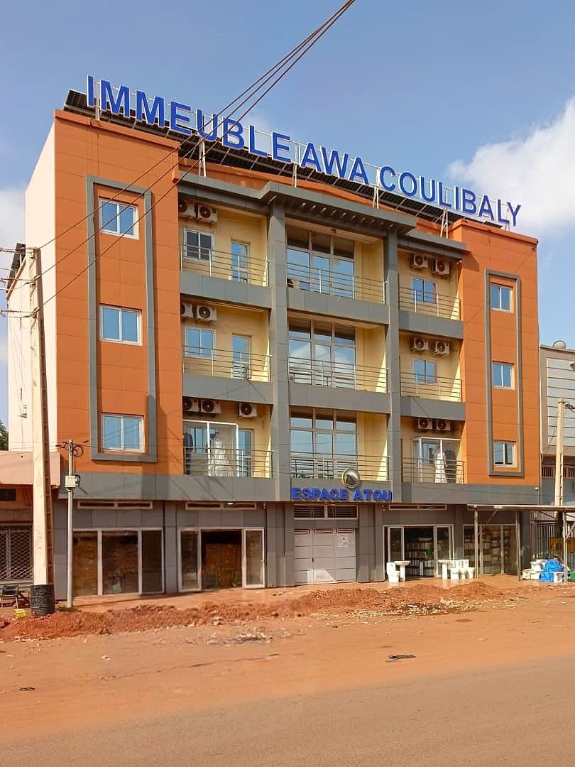 Façade de l’immeuble Awa Coulibaly à Sotuba