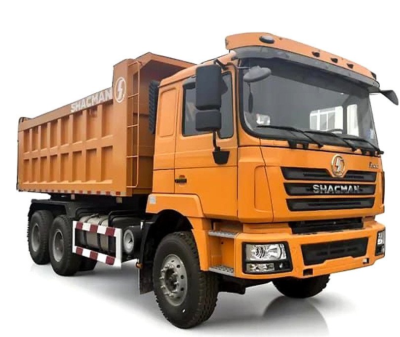 Camion benne de référence communiqué pour le service transport d’Espace Atou